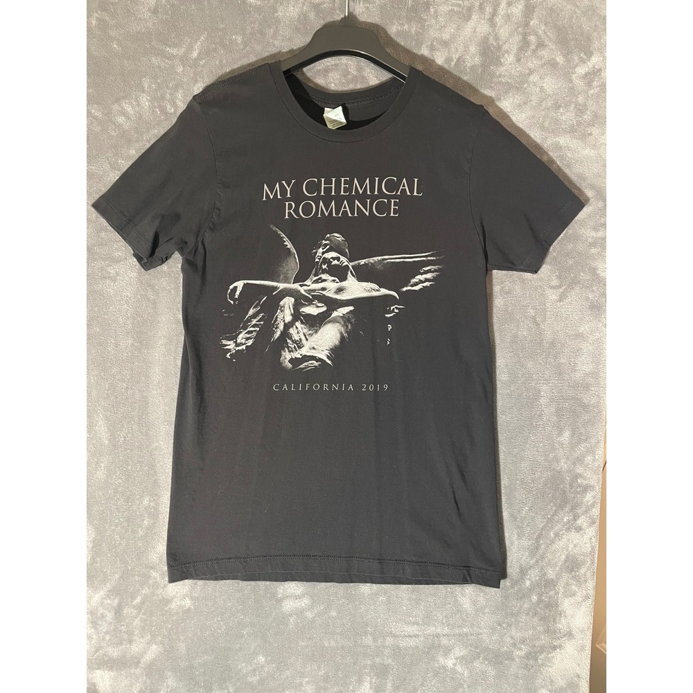 My Chemical Romance California 2019 Angel Graphic T-Shirt Black Mens Medium